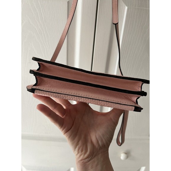 Patricia Nash Pink Bianco Organizer Crossbody Wristlet Brand new ! Leather Suede - Picture 4 of 14